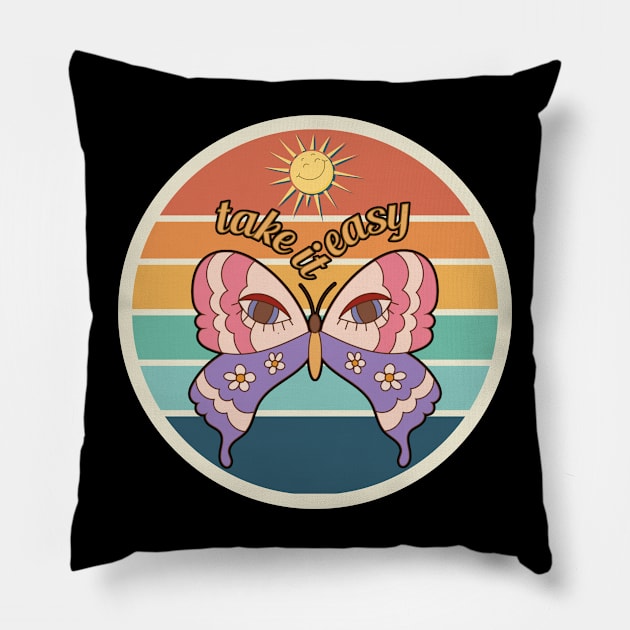 Take it easy Pillow by twitaadesign