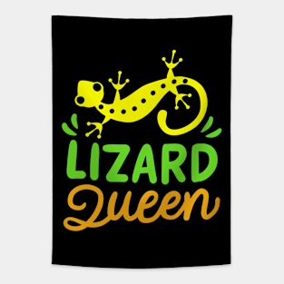 Lizard Queen - Reptile Lover Tapestry