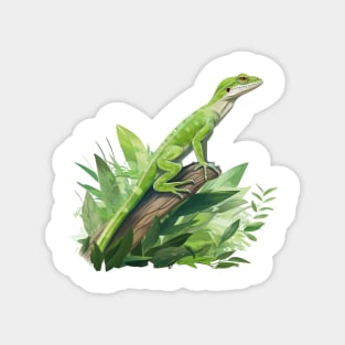 Green Anole Magnet