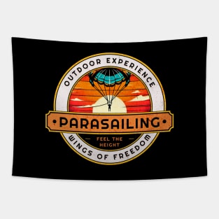 Outdoor Experience Parasailing Design Tapestry