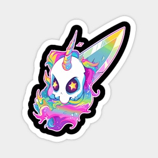 EDM Unicorn DJ Electronic Festival Magnet