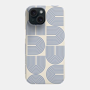 Blue Arch Pattern Phone Case