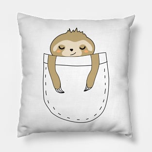 Sleeping cute sloth Pillow