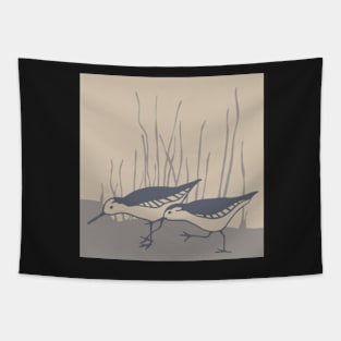 Sandpiper Beach Scene Tapestry