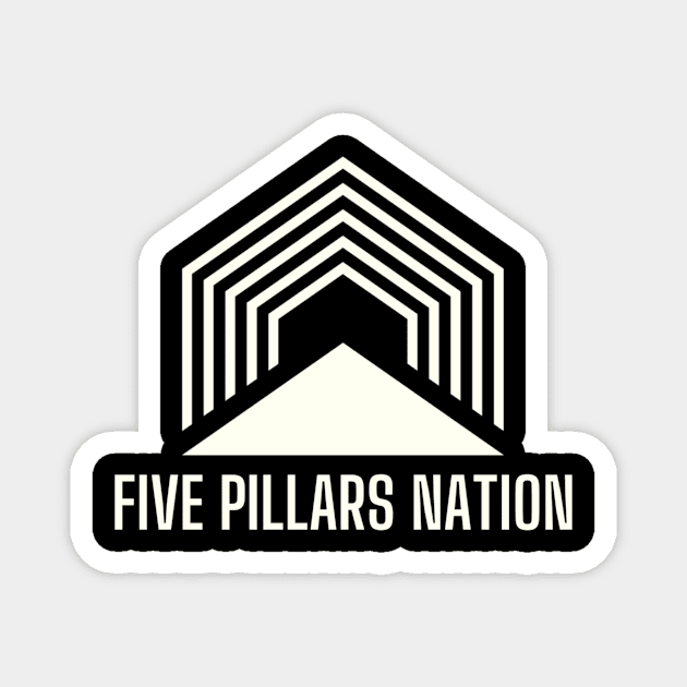 POCKET sized - Five Pillars Nation Magnet by Five Pillars Nation