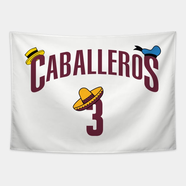 Cleveland Caballeros Tapestry by CFieldsVFL