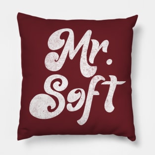 Mister Soft / Retro Style Design Pillow