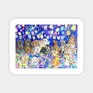 Magic Lantern Cats and Dogs Magnet