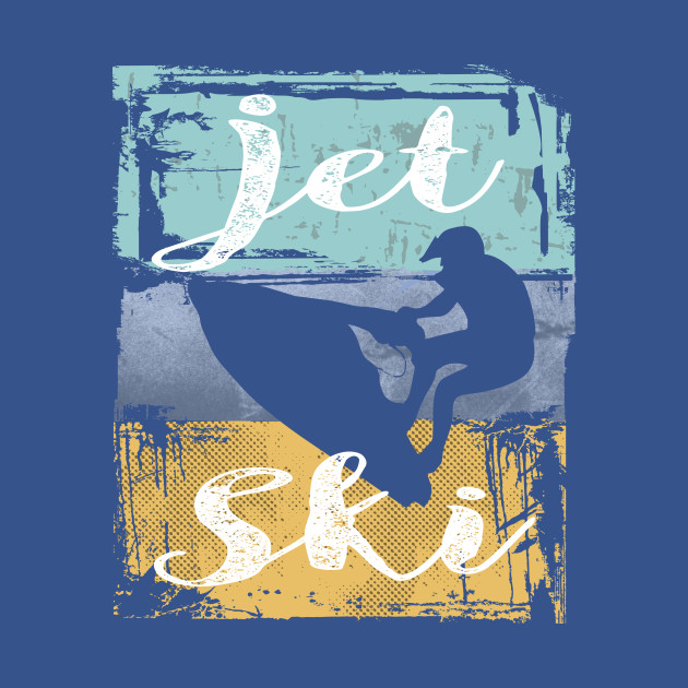 Discover Jet Skiing Vintage Retro Jet Ski - Jet Ski - T-Shirt