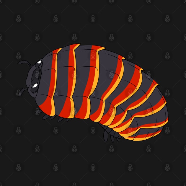 Red Ember Bee Isopod by TwilightSaint