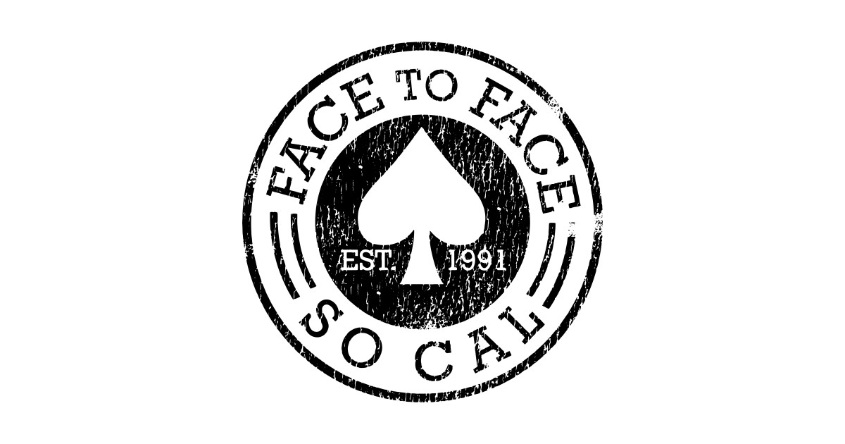 Face To face Band New Logo - Face To Face - T-Shirt | TeePublic