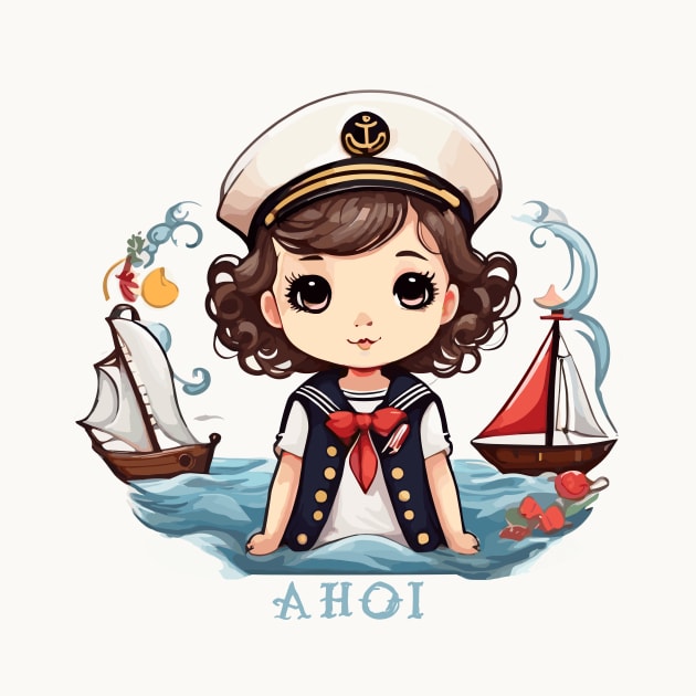 kawaii sailor girl by Kingrocker Clothing