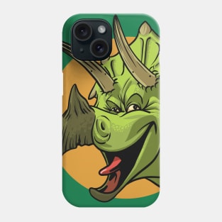 Crazy cute triceratops Phone Case