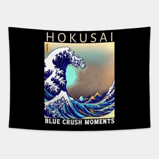 Blue Crush Moments Tapestry