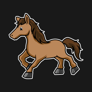 Horse Cartoon T-Shirt