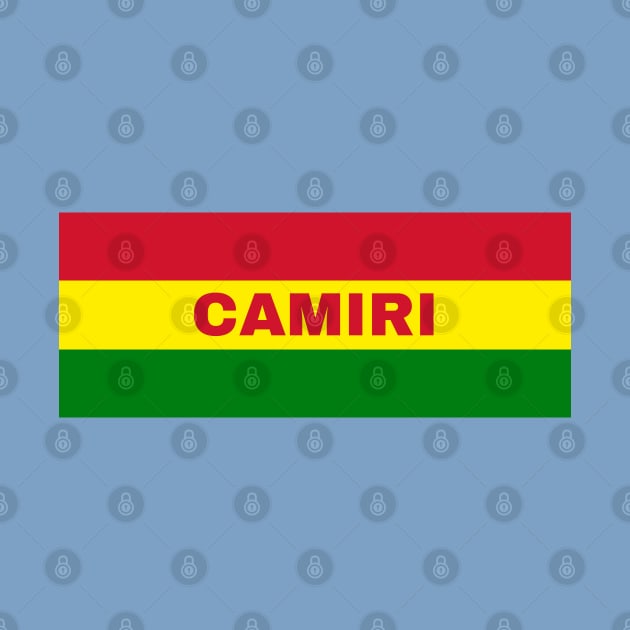 Camiri City in Bolivian Flag Colors by aybe7elf