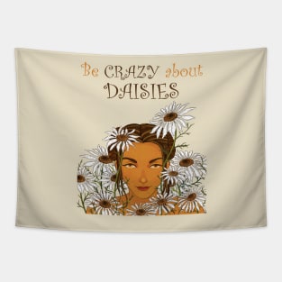 Be Crazy about Daisies Tapestry