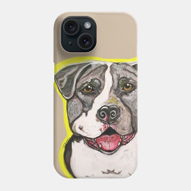 Pitbull Pal Phone Case by Dori Durbin