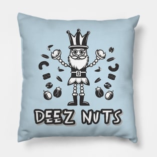 Deez Nuts Nutcracker Pillow