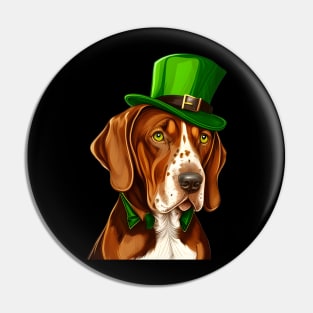 Gentleman Dog For St. Patrick's Day Dog Love Pin