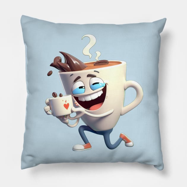 Coffee Proposes with Coffee Pillow by Coffee Lover Finds