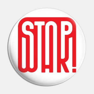 Stop War! Pacifism Peace Frieden Pace Paix Paz Pacifist Pin