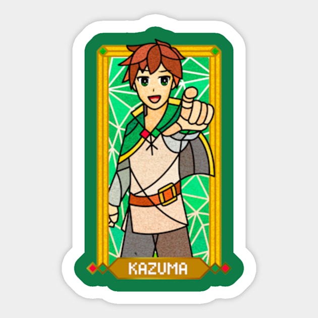 Satou Kazuma Stickers for Sale