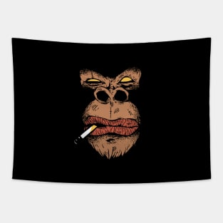 Gorilla Face Tapestry