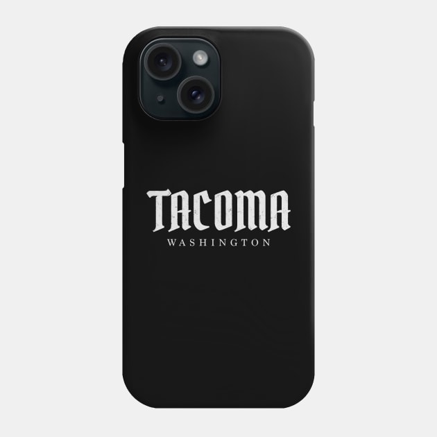 Tacoma, Washington Phone Case by pxdg