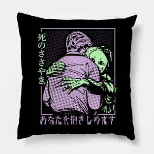 Death Whispers, I Embrace It Pillow