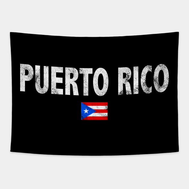 Puerto Rico Strong Puerto Rican Flag Tapestry by PuertoRicoShirts