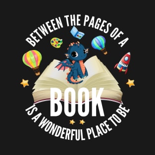 Between the pages of a book - Book related gift T-Shirt