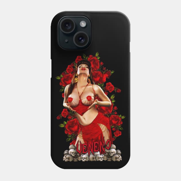 la veneno Phone Case by NRO Arte Digital