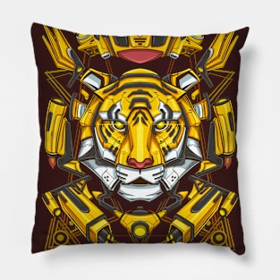 Mecha Tiger Pillow