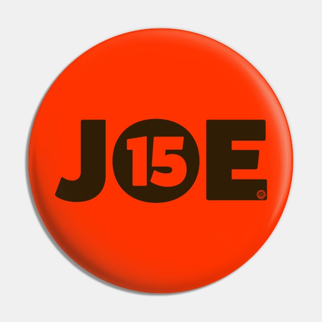 Cleveland Browns QB Joe 15 Brown Pin by Goin Ape Studios