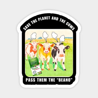 Sarcastic Climate Change Cow Farts Magnet