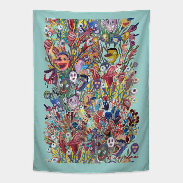 Flowers Flowers Tapestry by diegomanuel