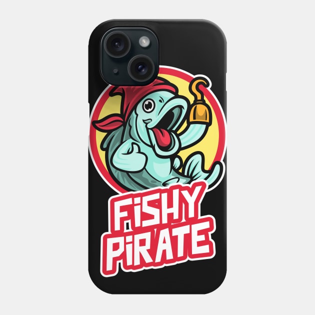 Fishy Pirate Phone Case by Sanworld