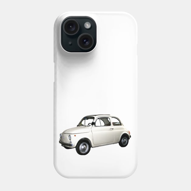 little white car Phone Case by mystudiocreate