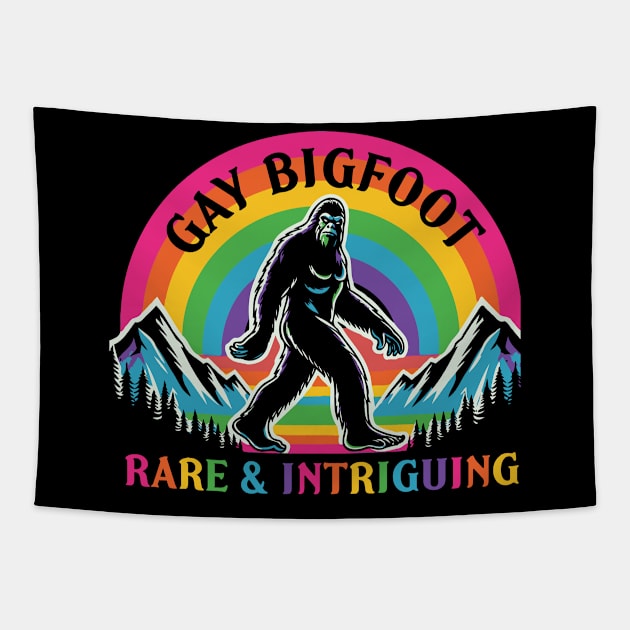 Gay Bigfoot - Rare & Intriguing Tapestry by Trendsdk