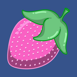 Cute Strawberry Fresh Berry Fun Fruit Design T-Shirt