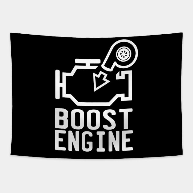 Engine Booster Tapestry by enmull