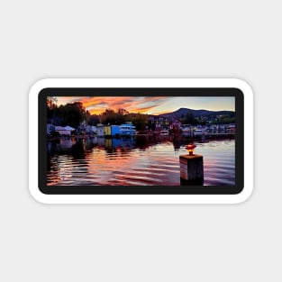 Harbor Sunset Magnet