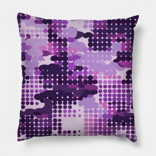 HieroThyme Greenleaf Purple camouflage G0001-a Pillow