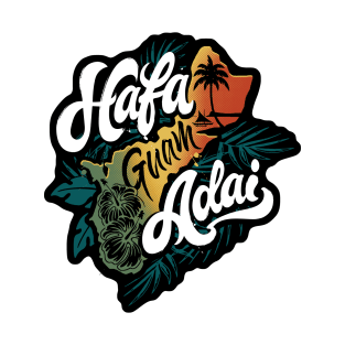 GUAM HAFA ADAI Decal T-Shirt