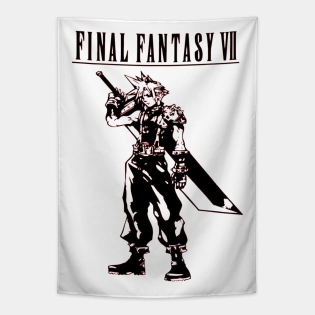 Final Fantasy Cloud Strife Tapestry by OtakuPapercraft