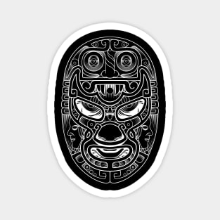 Luchador - Aztec Design Magnet