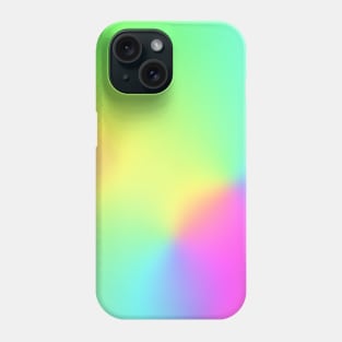 Rainbow Colors Abstract Blurry Gradient Ombre Soft Tie Dye Look Phone Case