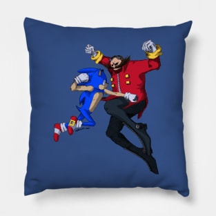 Sonic and Eggman Pillow