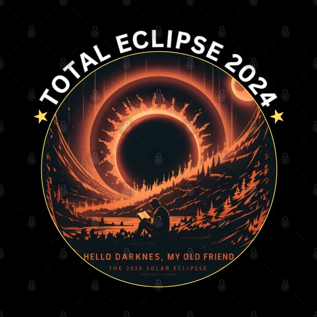 TOTAL ECLIPSE READING BOOKS BY THE RIVER 2024 by Lolane